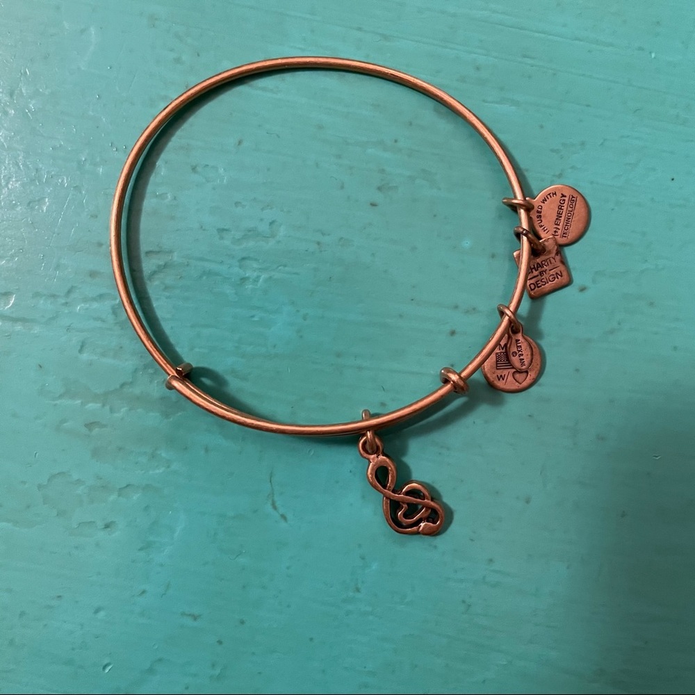 Alex and Ani Music Note Bracelet